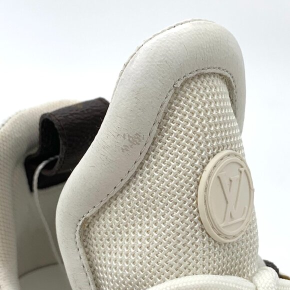 Louis Vuitton Archlight Womens Sneakers White/Brown Monogram Mesh & Leather Size - Picture 5 of 9